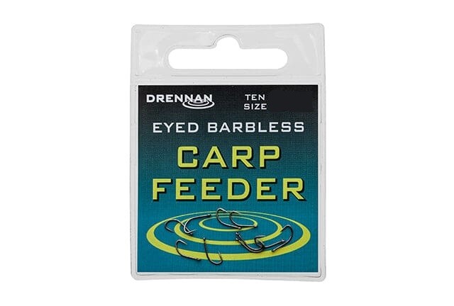 Drennan Eyed Barbless Carp Feeder Size 18 Hooks