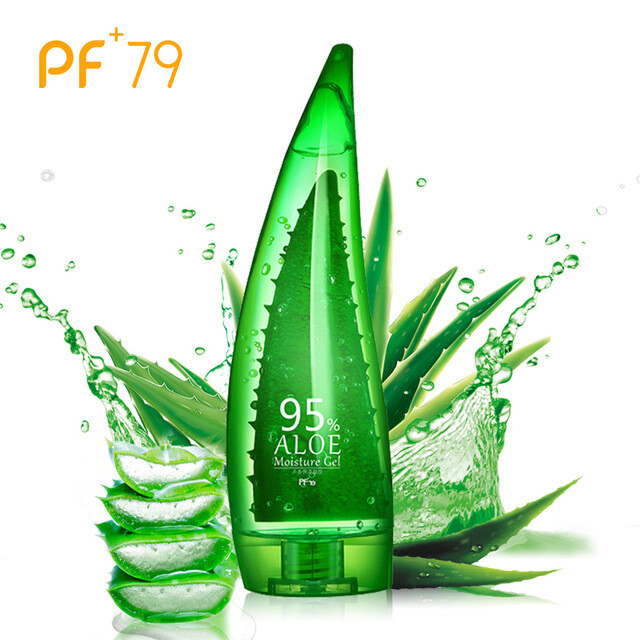 Alovera jel skin moisturizer Oil Control Acne Anti Aging Whitening PF 79 95%