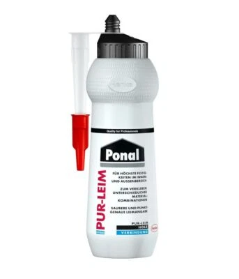 HENKEL Ponal PUR D4 Leim in 420g Leimflasche PUR 12 wasserfester Montageleim