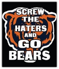 Chicago Bears NFL Football Logo Sport Car Bumper Sticker Decal "SIZES"