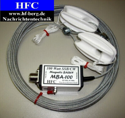 MBA-100 S Langdrahtantenne 12,5 m mit 100 Watt Balun