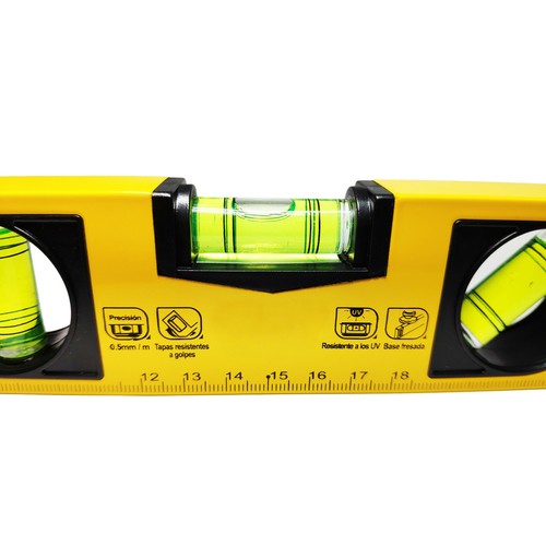 Magnetic Bubble Level With Tubular Rule Industrial Aluminum 30 To 50Cm - Picture 2 of 9