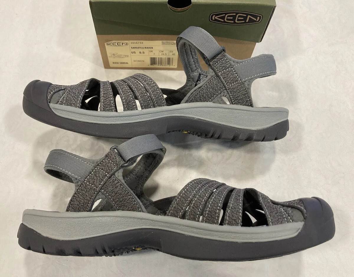 KEEN Rose Sandal In Gargoyle/Raven In Size US 9.5—Land/Water