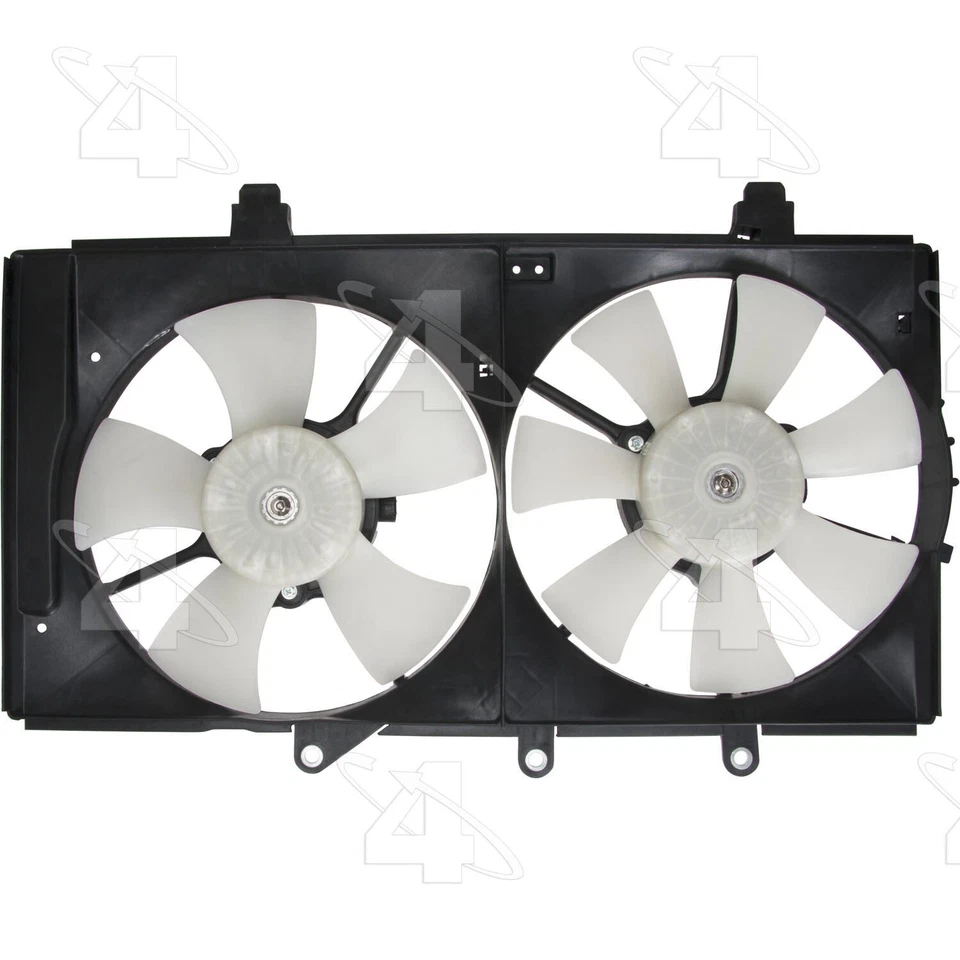 Para 2004-2005 Dodge Neon radiador duplo e conjunto de ventilador condensador 4 estações - Imagem 3 de 4