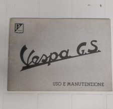 PIAGGIO VESPA G.S. Libretto uso e manutenzione ristampa NUOVO