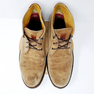 Trask Boots Mens 12 Chukka Brown Suede Lace Up Shoes Lug  display picture 1