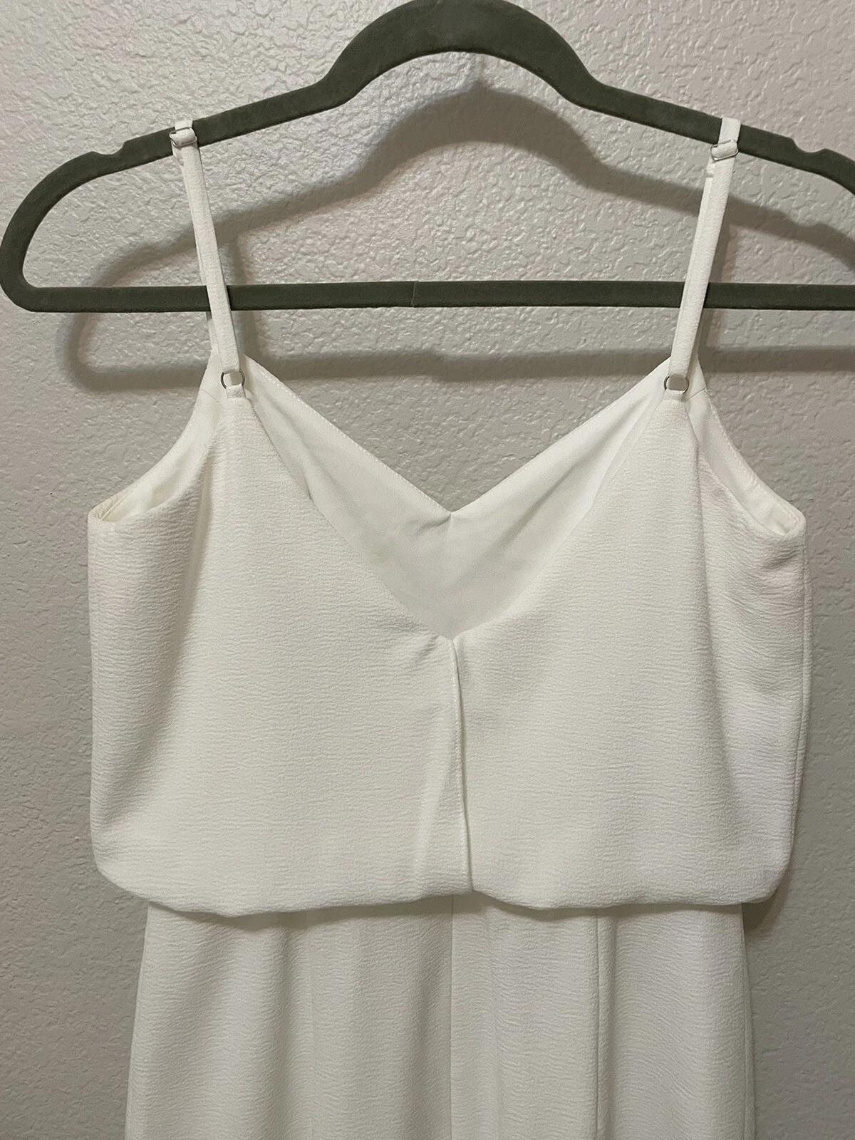 OFF WHITE ABITO LA POPOLAZIONE Alondra Blouson abito tubino XS colore bianco sporco