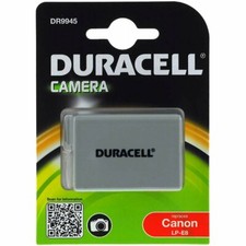 Batteria Duracell per Canon EOS 600D 7,4V 1020mAh/7,5Wh Li-Ion Nero