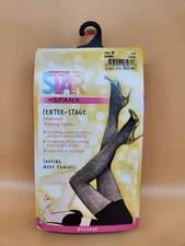 Star power by Spanx Women's B Diamond Daze Center-Stage Patterned Shaping Tights