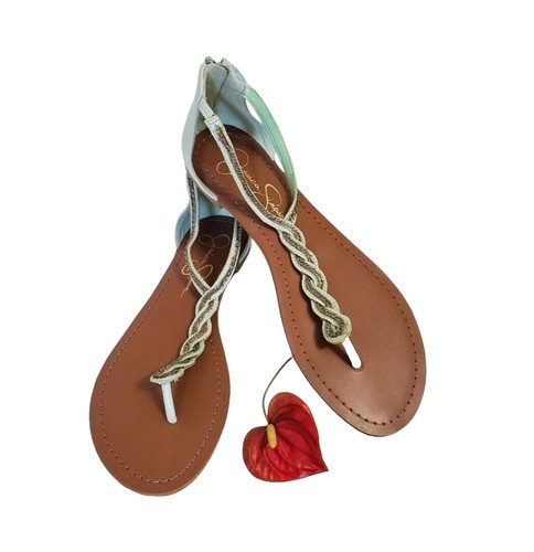 Woman's Sandals Jessica Simpson Bria Flat Woven Sandals | eBay