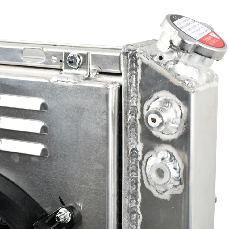 Алюминиевый радиатор 3 ряда 12 В тонкий вентилятор плащаницы для 1982-1992 Chevy Camaro Firebird - Изображение 3 из 4