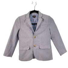 Crewcuts by J Crew Youth Chambray Cotton Thompson Blazer Size 8