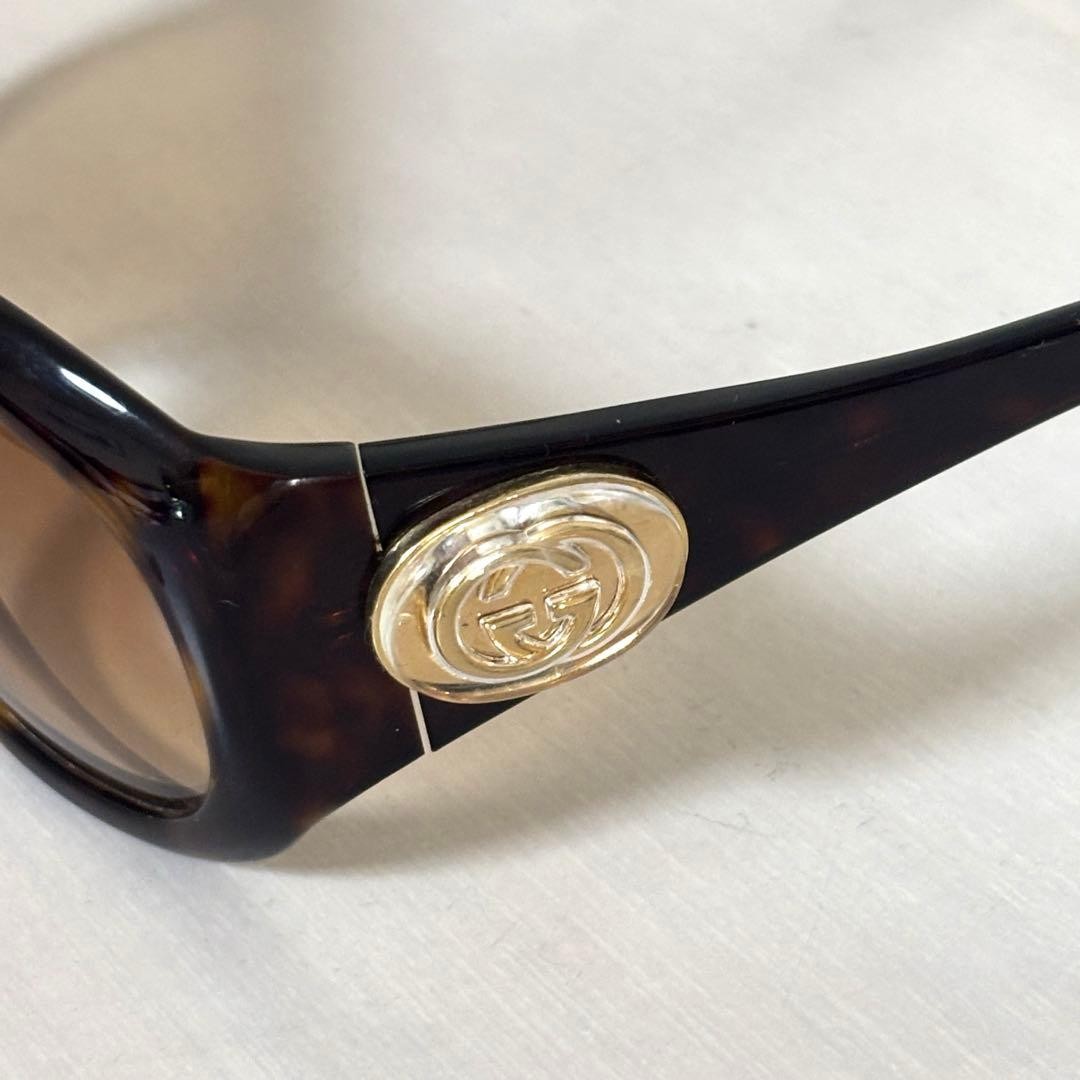 GUCCI Sunglasses Interlocking tortoiseshell patte… - image 7