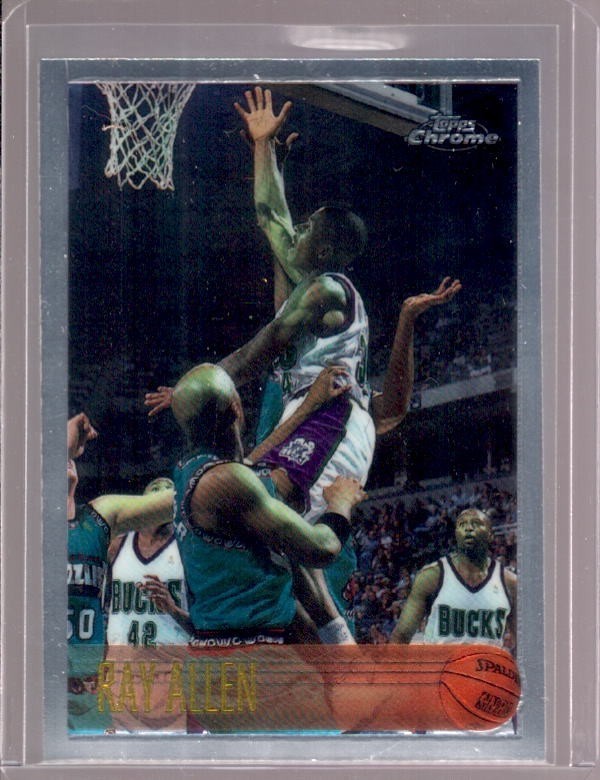 RAY ALLEN 1996-97 Topps Chrome #217 Rookie RC