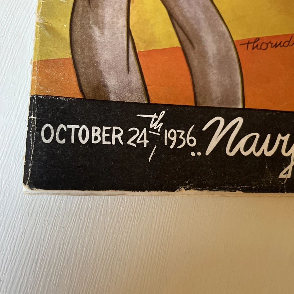 Nov 24, 1936 Princeton Athletic News NAVY GAME Football Sport Program Magazine - Image 2 of 4