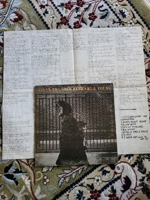 Neil Young After The Gold Rush Gatefold Lyrics Insert 6383 Vinyl Record LP VG+
