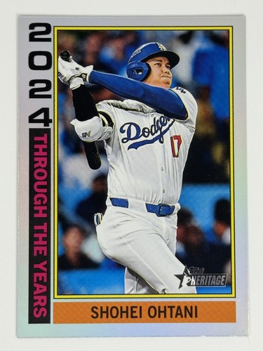 Shohei Ohtani HOLOGRAPHIC 2025 Topps Heritage Through the Years #TTY-25