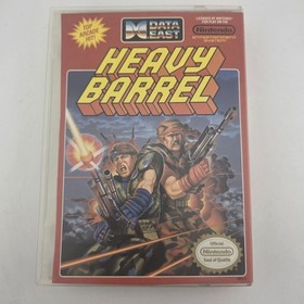 Heavy Barrel - Box Only - Nintendo NES - Hardcase Authentic Slip Art (No Game)