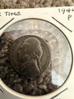 1942-P -wartime-US Jefferson Nickel 5C Wartime Silver Business Strike Circulated — photo 4