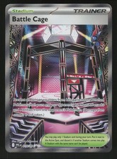2025 Pokemon Phantasmal Flames BATTLE CAGE Full Art Trainer Rare Stadium #116/94