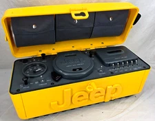Jeep TeleMania WPSS-1A Water Resistant Portable Stereo System CD AM FM Cassette