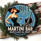Vintage Blue Note Jazz Tin Metal Signs Home Décor Aluminum Wall Art for Indoor