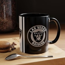 mug las vegas raiders, cup football club, tazza sc, nfl size 11oz