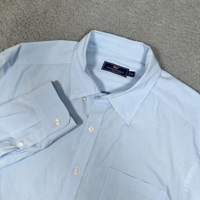 Vineyard Vines by Shep and Ian Whale Shirt   Men's XL Blue Button Up Oxford EUC