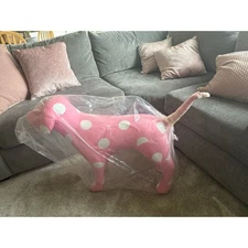 Victoria's Secret PINK Store Display Dog Hard Prop – Pink/White Polka Dots RARE