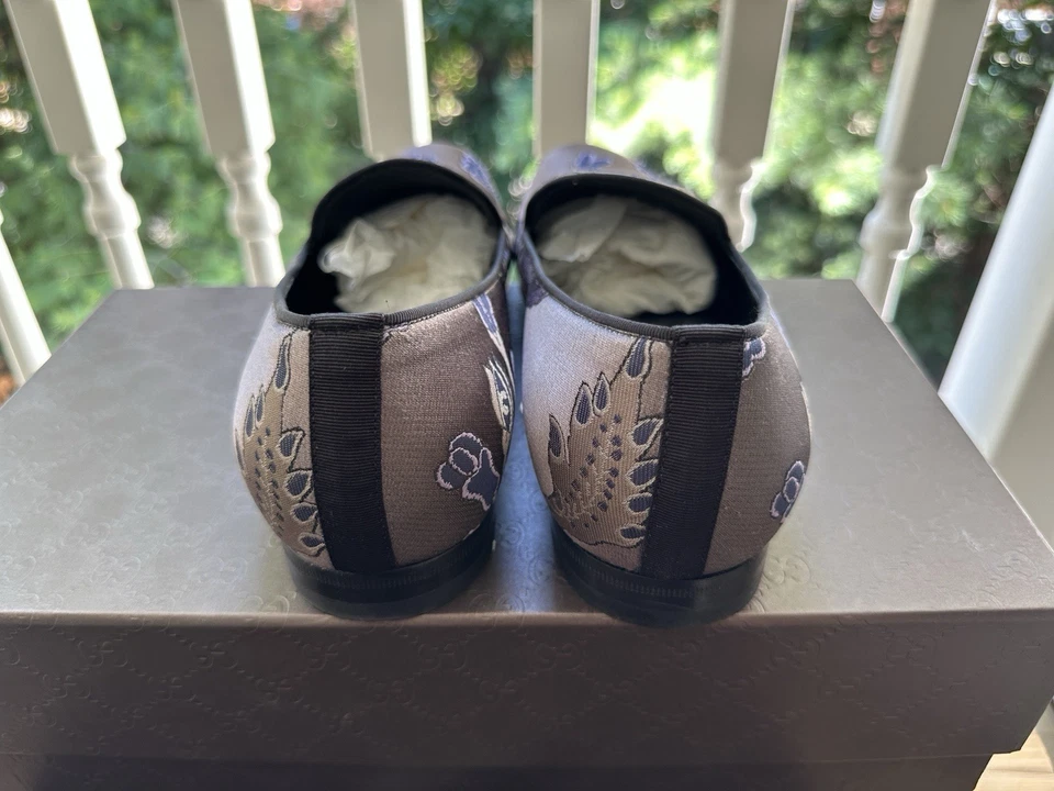 Authentic Gucci Floral Mens Shoe Loafer - US9 - Image 4 of 4