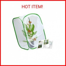 RESTCLOUD Insect and Butterfly Habitat Cage Terrarium Pop-up 23.6 Inches Tall