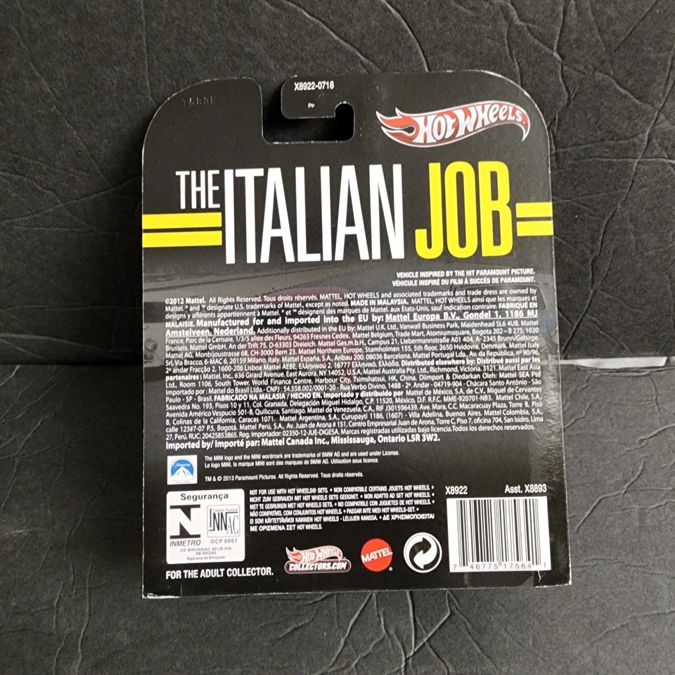 Hot Wheels Retro Entretenimiento Italiano Trabajo Azul Morris Mini Foto 4 de 4