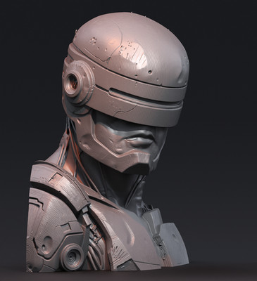 ROBOCOP Concept Resin Mini Büste 10cm Miniatur Film Bausatz Hero Model Kit