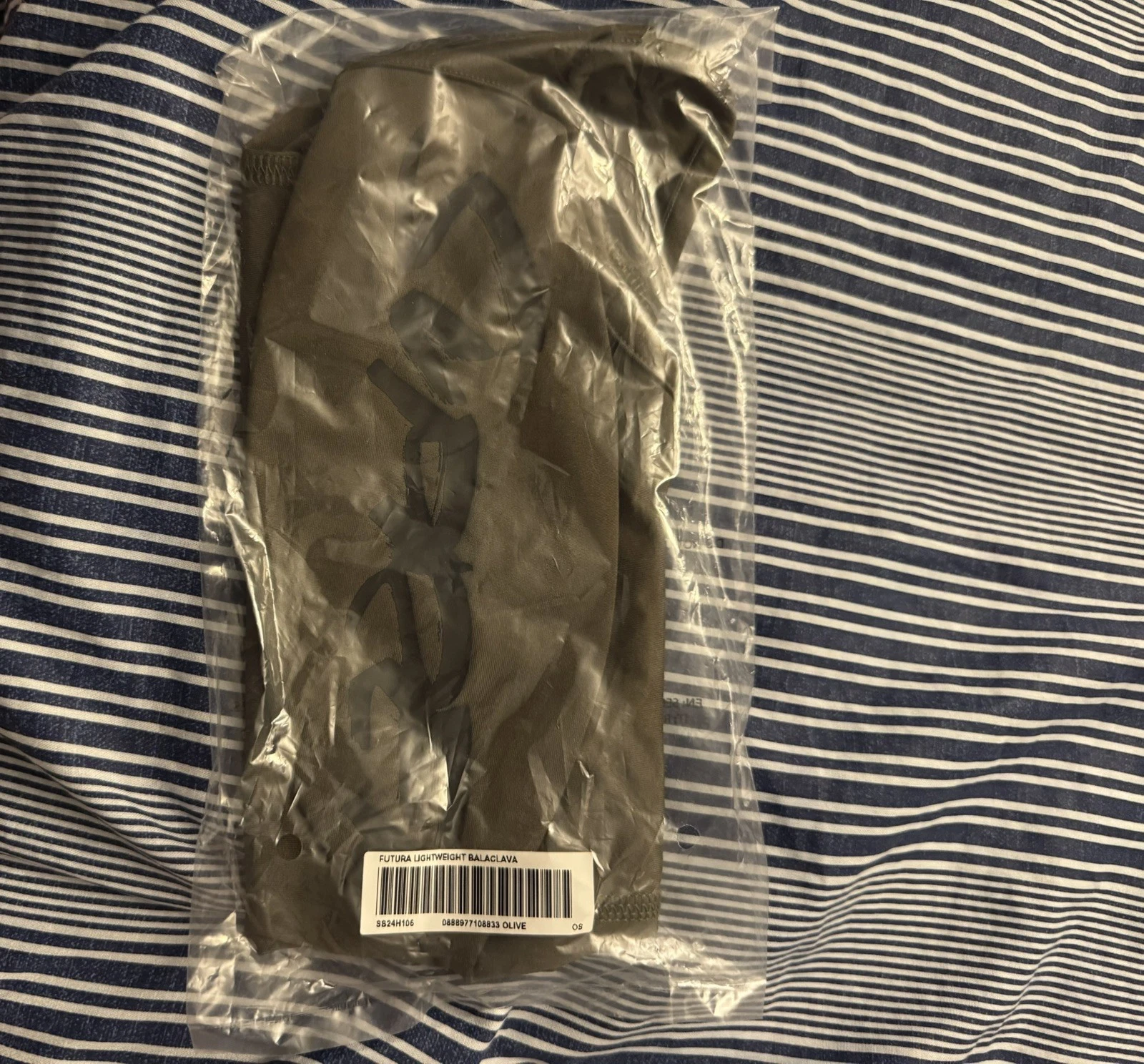 New Supreme Futura Lightweight Balaclava - Olive Green - SS24