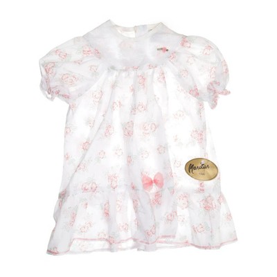 Maritas, Kleid, Größe: 86, Weiß/Pink/Grün, Baumwolle/Polyester, Blumen #tSi
