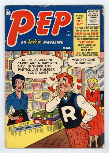 Pep Comics #108 GD/VG 3.0 1955