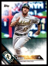 Ike Davis 2016 Topps #49 Oakland Athletics MLB READ FREE SHIPPING AutographDen
