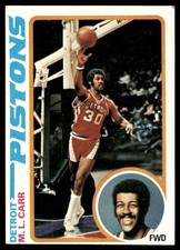 1978-79 Topps M.L. Carr Detroit Pistons #82