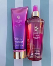 Victoria's Secret AMBER ROMANCE WHIPPED 2 pc SET Body Cream  Mist NEW RELEASE