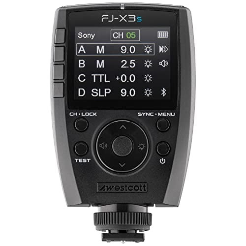 Westcott FJ-X3 S Wireless Flash Trigger with Sony Camera Mount in Black