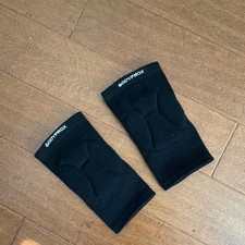 Bodyprox Padded Black Knee Sleeve Pads, Pair 2 , Unisex Volleyball