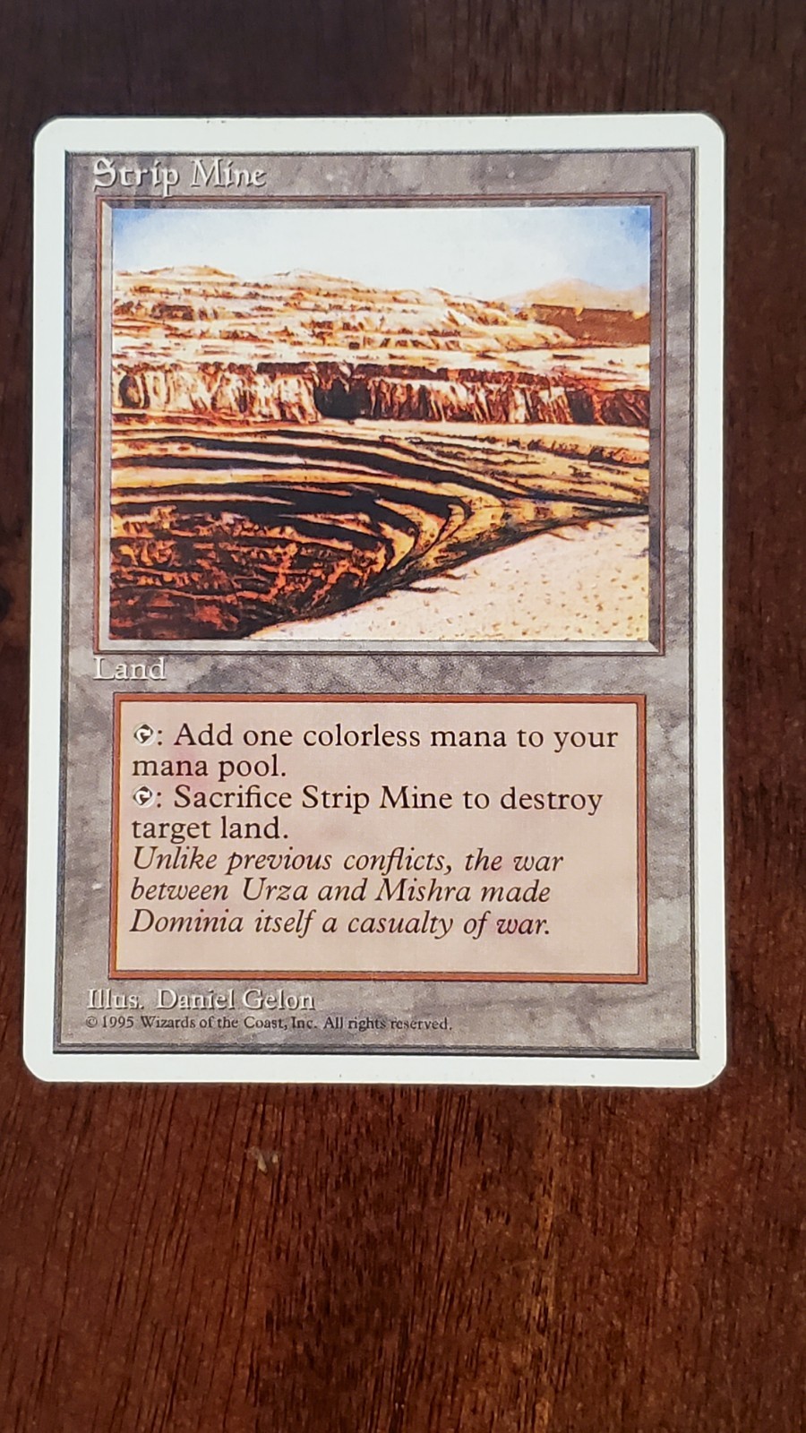 Strip Mine Fourth Edition 4th EX/LP #363 MTG Magic the Gathering Land Uncommon