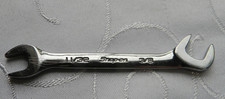 Snap-on 1132 X 38 Sae 1560 Offset Open-end Ignition Wrench Ds2224a
