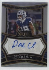2024 Panini Select Signatures Silver Prizm /399 Damone Clark #SP-DCK Auto 09p1