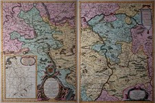 Del Palatinato, et Elettorato Del Reno - Reno - Coronelli 1690 - Reno - Raro