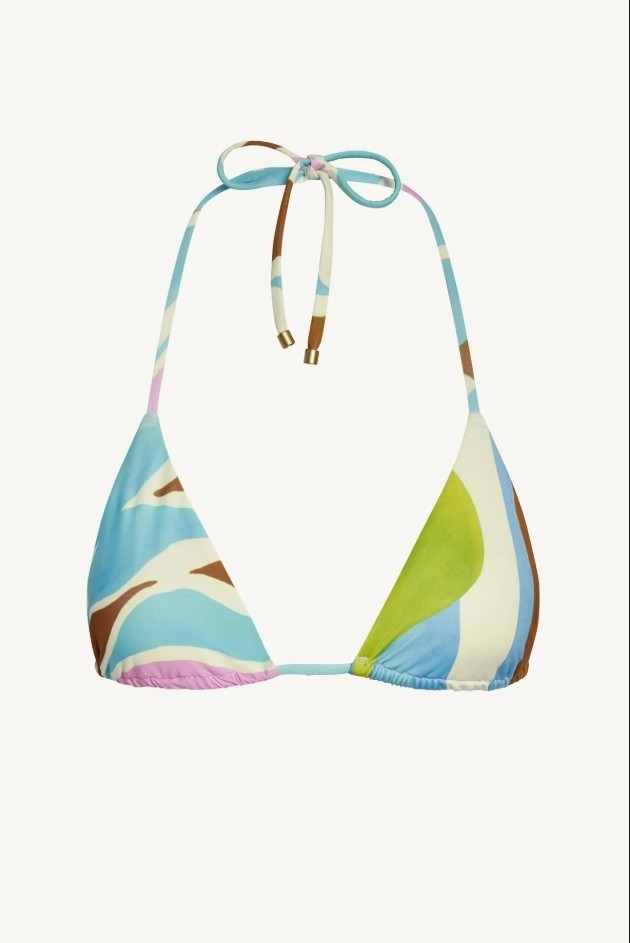 Gia Triangle Top - Coast Colorblock EcoLux BT-is a timeless essential for sun.