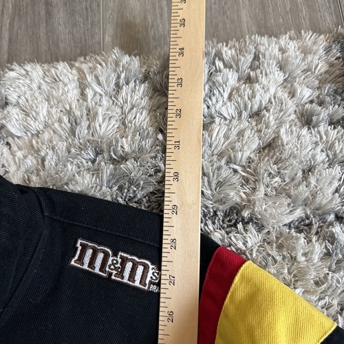 Authentische schwarze Baumwolljacke Nascar Kyle Busch JH Design M&M Druckknopf Größe 2XL - Bild 10 von 12