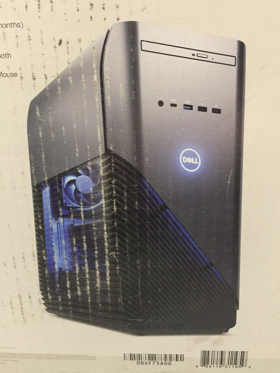 PC Gamer Inspiron Dell INS-5680-A40M 8ª Geração Intel Core i7 8GB 1TB+128GB Nvidia GTX1060 Windows10