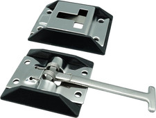 1 Set Polished Stainless Steel RV Door Holder T-Style Entry Door Catch for Campe