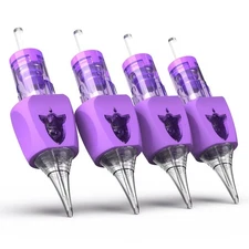 Wormhole Tattoo Needles 20PCS Tattoo Cartridge Needles 7RL Needle Cartridge Roun